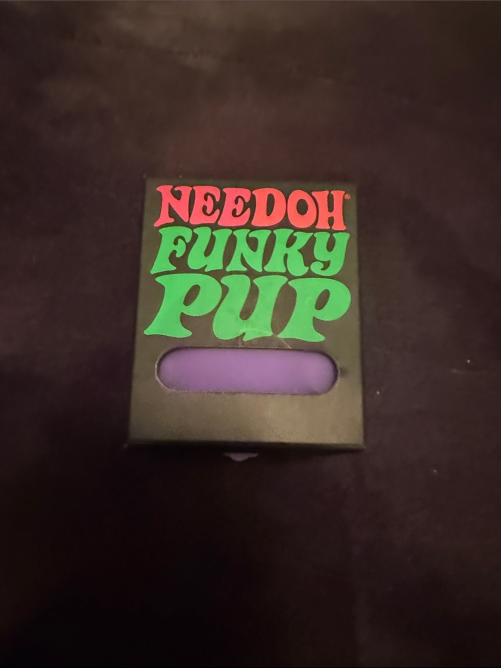 Needoh Funky Pup Purple Sensory Toy
